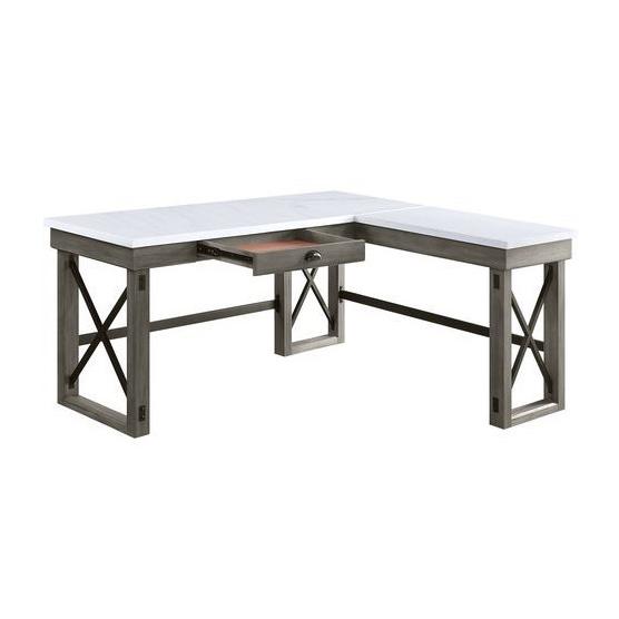 Acme Furniture Talmar OF00056 Writing Desk - Grey IMAGE 3