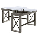 Acme Furniture Talmar OF00056 Writing Desk - Grey IMAGE 6