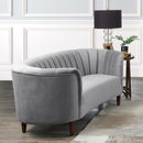 Acme Furniture Millephri LV00167 Loveseat - Grey IMAGE 1