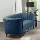 Acme Furniture Millephri LV00170 Loveseat - Blue IMAGE 1