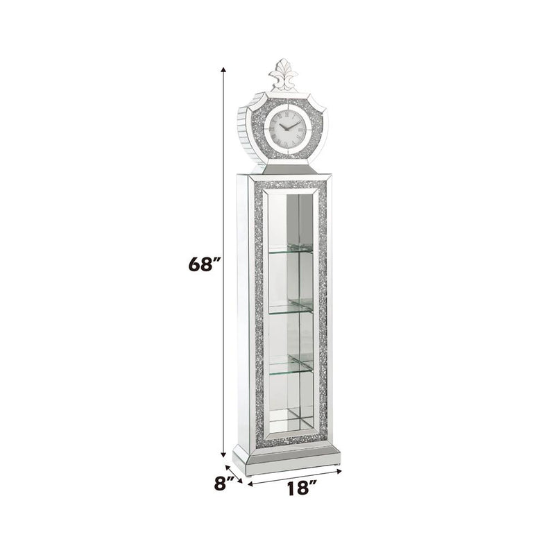 Acme Furniture Noralie AC00351 Grandfather Clock with LED IMAGE 2