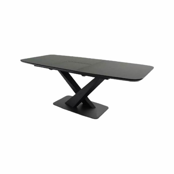 Primo International Dining Table with Glass Top and Pedestal Base D453100640SHTT/D453100640SHTM/D453100640SHTB IMAGE 1