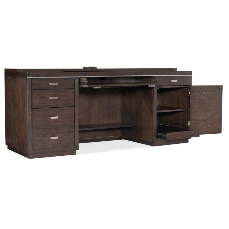 Hooker Furniture House Blend 5892 Computer Credenza with Hutch IMAGE 5