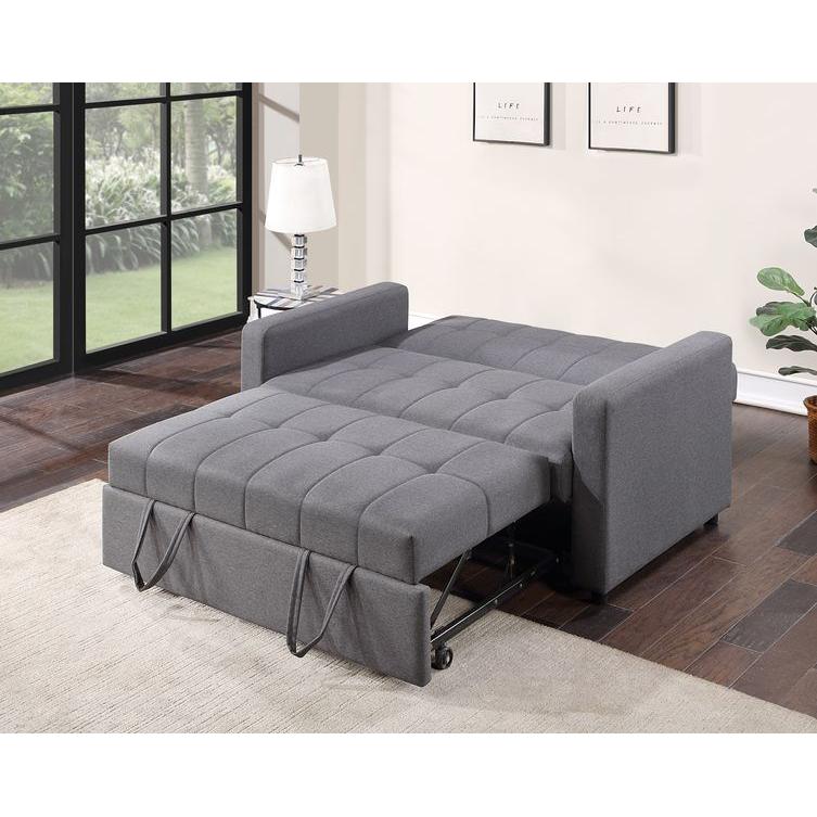 Acme Furniture Vaiknock Fabric Full Sleeper Loveseat LV00177 IMAGE 8