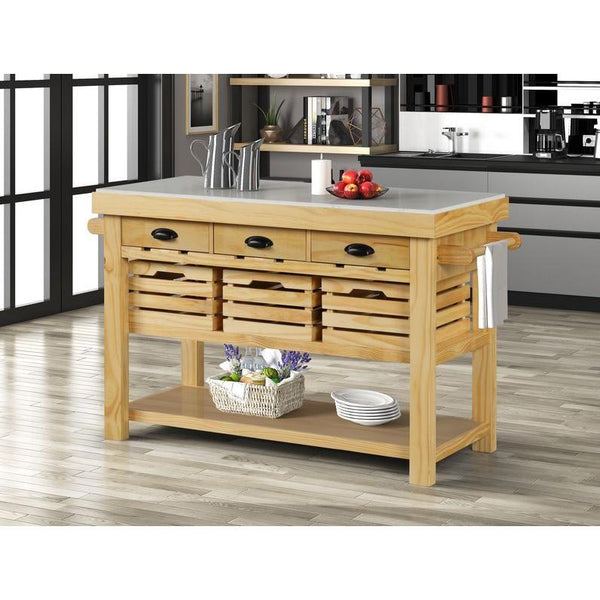 Acme Furniture Grovaam AC00188 Kitchen Island IMAGE 1