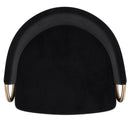 !nspire Lavo 203-560BLK 26" Counter Stool - Black and Gold IMAGE 6