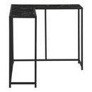 Monarch I 2158 Accent Table - Black Marble/Black IMAGE 4