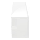 Monarch I 3548 TV Stand - High Glossy White IMAGE 3