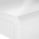 Monarch I 7580 Computer Desk - High Glossy White IMAGE 6