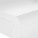 Monarch I 7582 Computer Desk - High Glossy White IMAGE 6