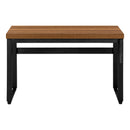Monarch I 7675 Adjustable Height Computer Desk - Walnut/Black IMAGE 3