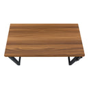 Monarch I 7675 Adjustable Height Computer Desk - Walnut/Black IMAGE 6