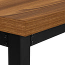 Monarch I 7675 Adjustable Height Computer Desk - Walnut/Black IMAGE 8