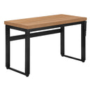 Monarch I 7677 Adjustable Height Computer Desk - Reclaimed Wood/Black IMAGE 1