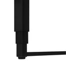 Monarch I 7677 Adjustable Height Computer Desk - Reclaimed Wood/Black IMAGE 9