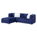 Acme Furniture Syxtyx LV00333 Sectional Sofa - Blue IMAGE 1