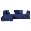 Acme Furniture Syxtyx LV00333 Sectional Sofa - Blue IMAGE 2