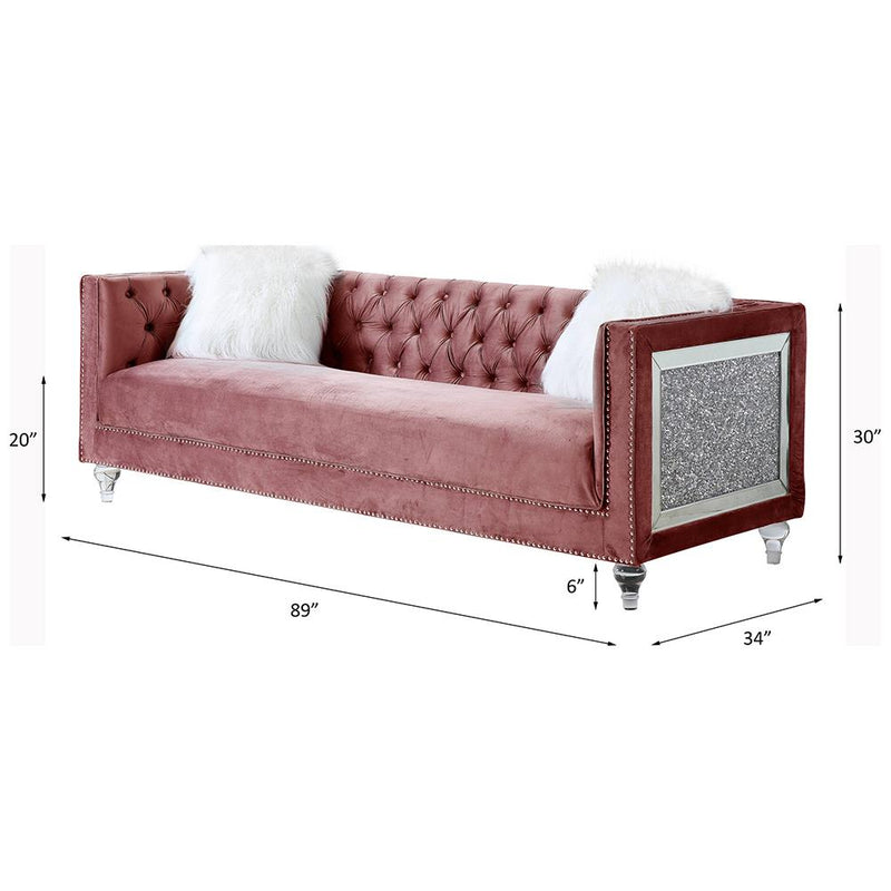 Acme Furniture Heibero II LV00327 Sofa with 2 Pillows IMAGE 8