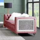 Acme Furniture HeiberoII LV00328 Loveseat - Pink IMAGE 1