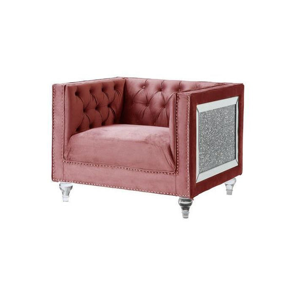 Acme Furniture Heibero II Stationary Fabric Chair LV00329 IMAGE 1