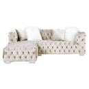 Acme Furniture Syxtyx LV00334 Sectional Sofa - Beige IMAGE 2