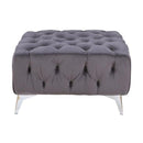 Acme Furniture Wugtyx LV00336 Ottoman - Grey IMAGE 2