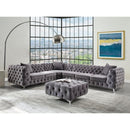 Acme Furniture Wugtyx LV00336 Ottoman - Grey IMAGE 4
