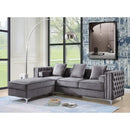 Acme Furniture Bovasis LV00369 Ottoman - Grey IMAGE 4
