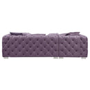 Acme Furniture Qokmis LV00389 Sectional Sofa - Purple IMAGE 4