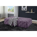 Acme Furniture Qokmis LV00390 Ottoman - Purple IMAGE 5