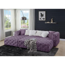 Acme Furniture Qokmis LV00390 Ottoman - Purple IMAGE 6