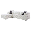 Acme Furniture Qokmis LV00391 Sectional Sofa - Beige IMAGE 1
