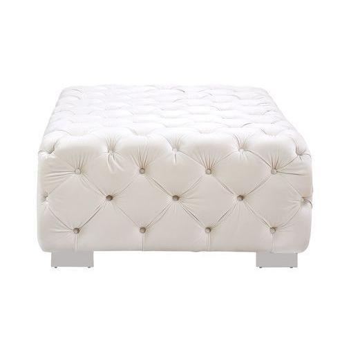 Acme Furniture Qokmis Fabric Ottoman LV00392 IMAGE 3