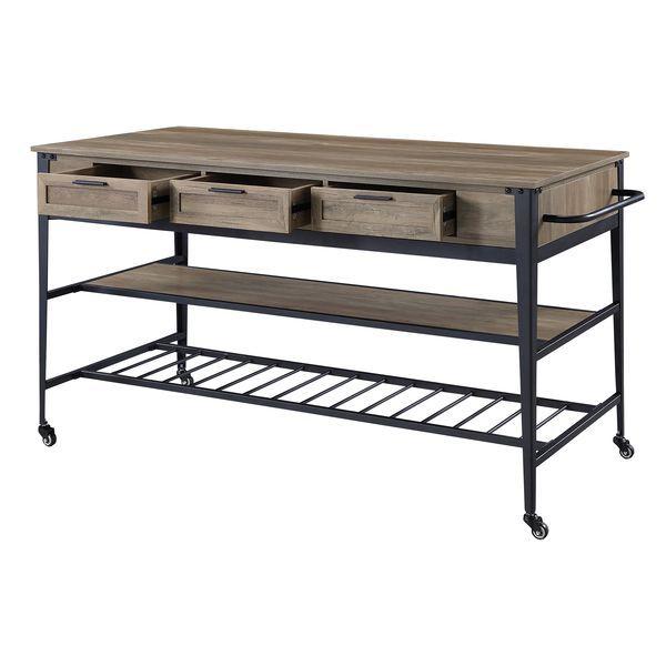 Acme Furniture Macaria AC00402 Kitchen Island IMAGE 3