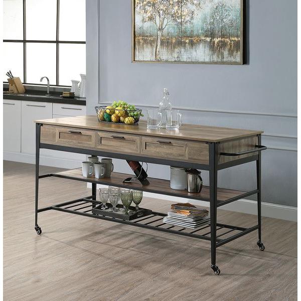 Acme Furniture Macaria AC00402 Kitchen Island IMAGE 5