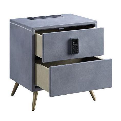 Acme Furniture Doris 2-Drawer Nightstand BD00556 IMAGE 4