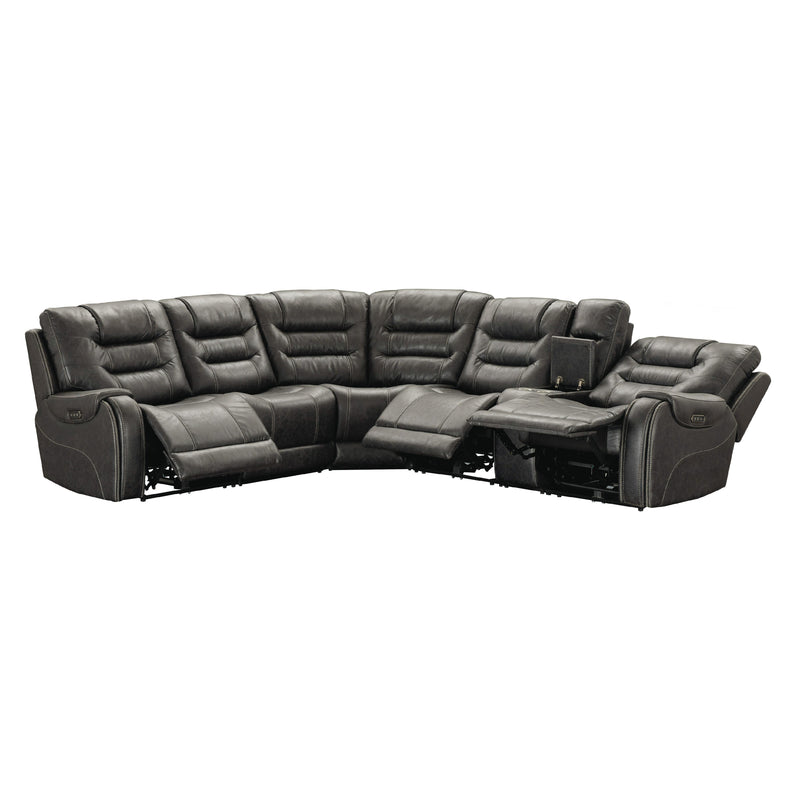 Signature Design by Ashley Wasson Power Reclining Fabric 6 pc Sectional 7310831/7310846/7310857/7310858/7310862/7310877 IMAGE 2