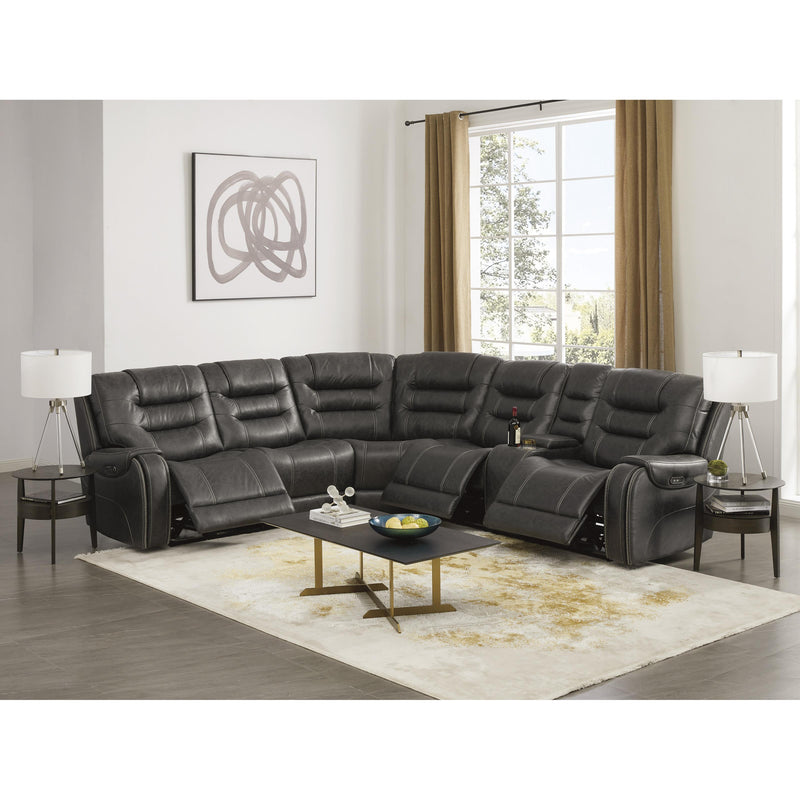 Signature Design by Ashley Wasson Power Reclining Fabric 6 pc Sectional 7310831/7310846/7310857/7310858/7310862/7310877 IMAGE 3