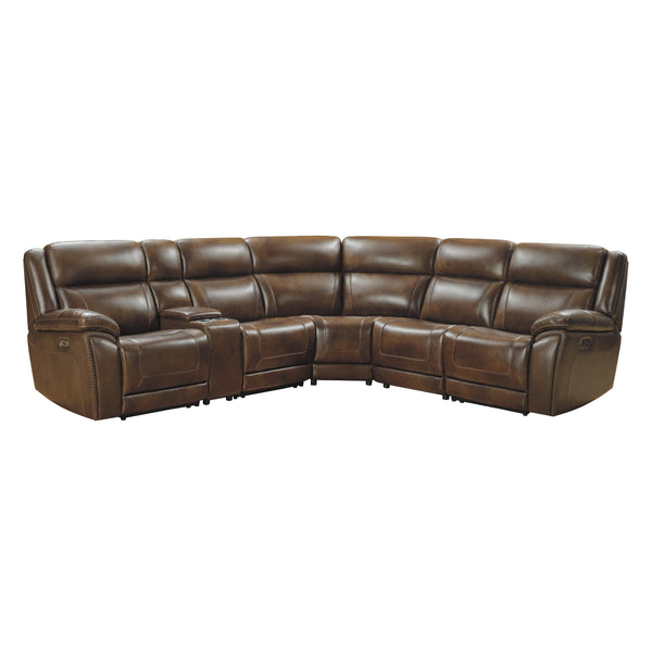 Signature Design by Ashley Trambley Power Reclining Leather Look 6 pc Sectional U1020058/U1020057/U1020031/U1020077/U1020046/U1020062 IMAGE 1