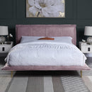 Acme Furniture Metis BD00561Q Queen Bed - Pink IMAGE 1