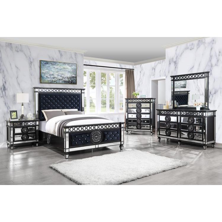 Acme Furniture Varian II King Upholstered Panel Bed BD00583EK1/BD00583EK2/BD00583EK3 IMAGE 6