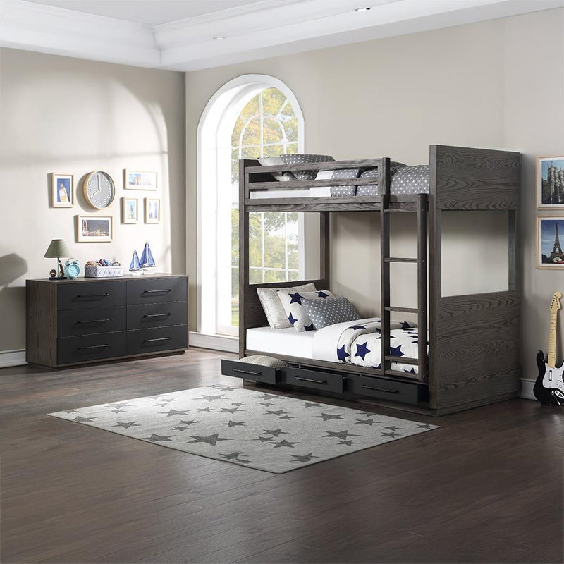 Acme Furniture Estevon BD00613 Twin/Twin Bunk Bed with Storage IMAGE 7