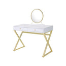 Acme Furniture Coleen AC00667 Vanity Desk - White IMAGE 1
