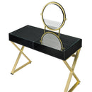 Acme Furniture Coleen AC00669 Vanity Desk - Black IMAGE 4