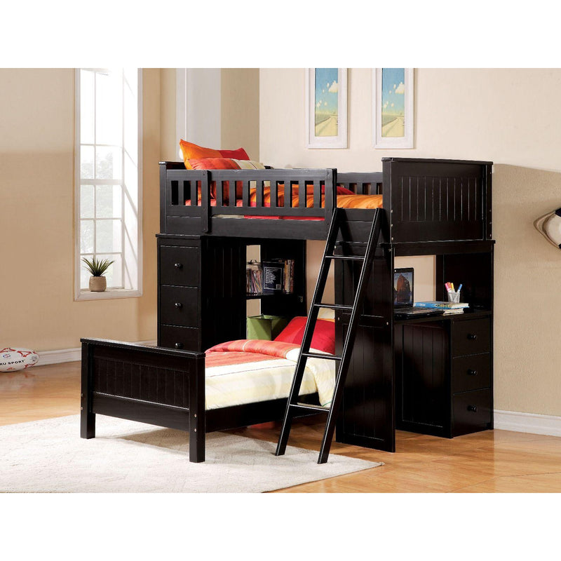 Acme Furniture Willoughby 10988W Bed - Black IMAGE 1