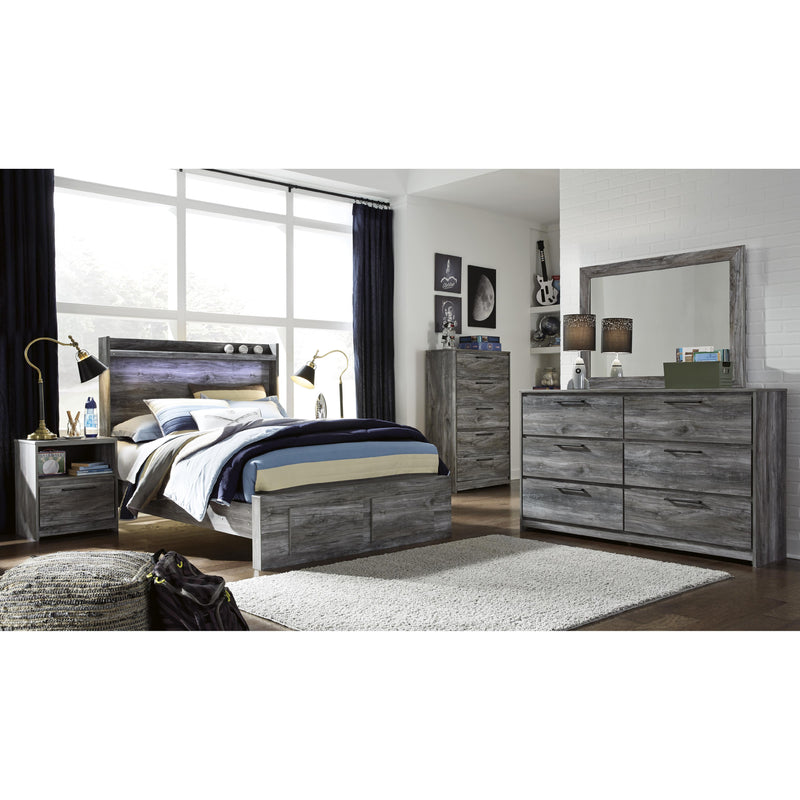 Signature Design by Ashley Baystorm B221B34 Full Panel Bed with 2 Storage Drawers IMAGE 2