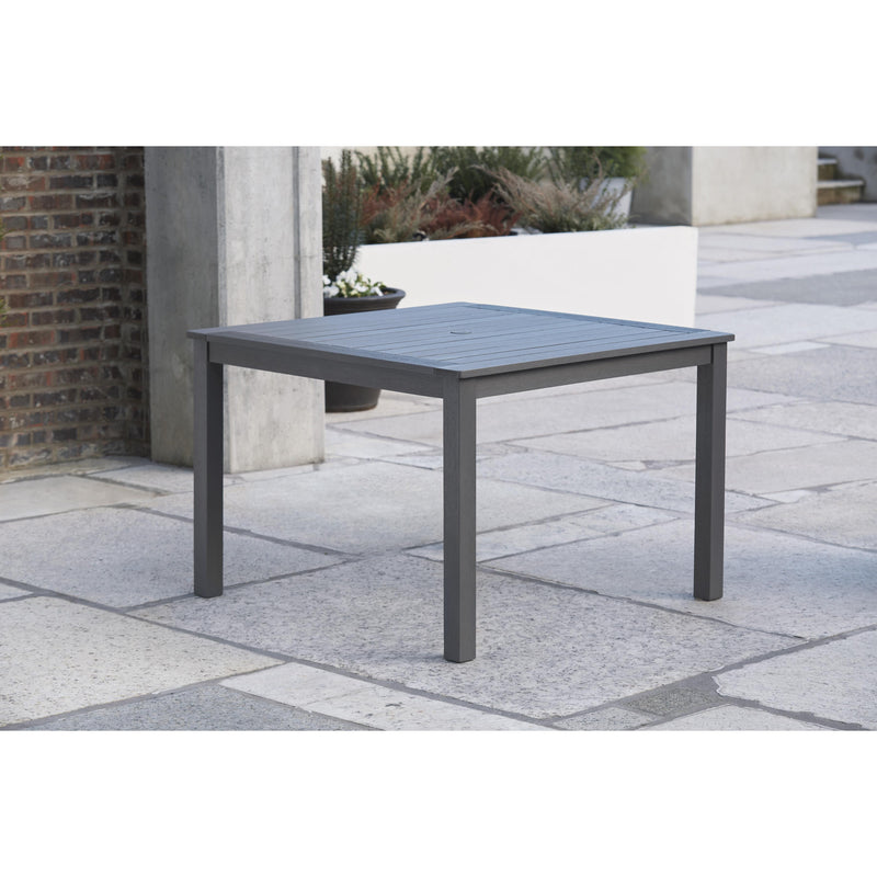 Signature Design by Ashley Eden Town P358-615 Square Dining Table with Umbrella Option IMAGE 3