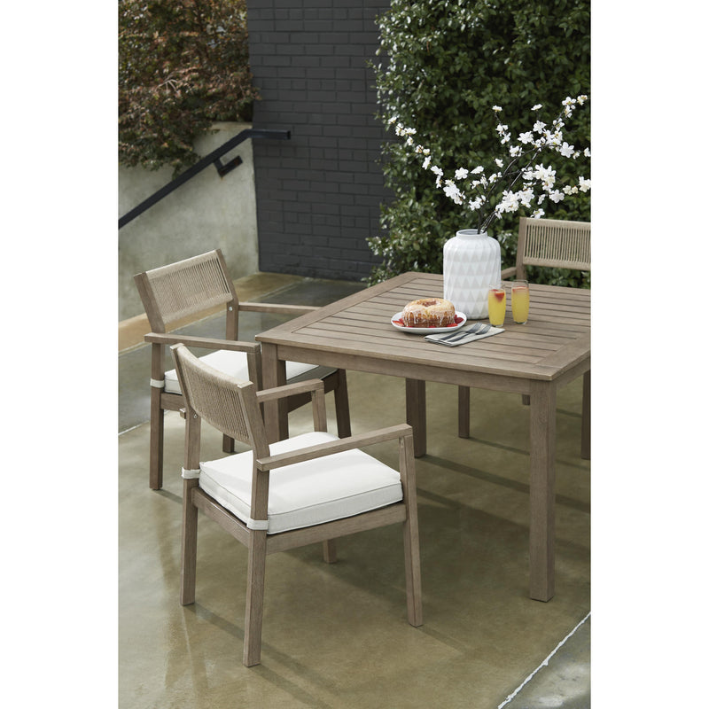 Signature Design by Ashley Aria Plains P359-615 Square Dining Table with Umbrella Option IMAGE 11