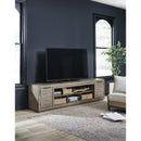 Signature Design by Ashley Krystanza W760-78 Extra Large TV Stand with Fireplace Option IMAGE 6