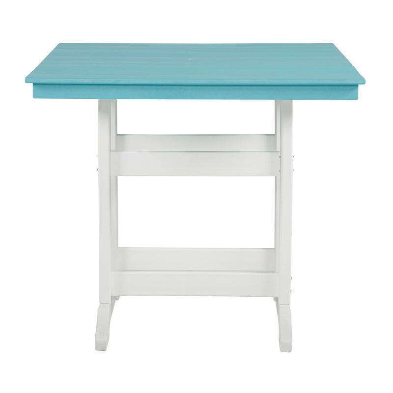 Signature Design by Ashley Eisely P208-632 Square Counter Table with Umbrella Option IMAGE 2